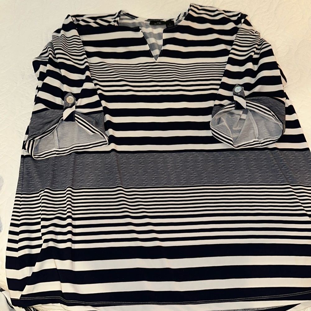 Navy/White Swim Cover up